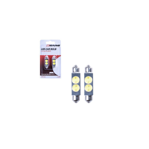 4CARS HQ sada LED žiaroviek T11X/41MM 2X0.5W HP biela 4CARS HQ sada LED žiaroviek T11X/41MM 2X0.5W HP biela