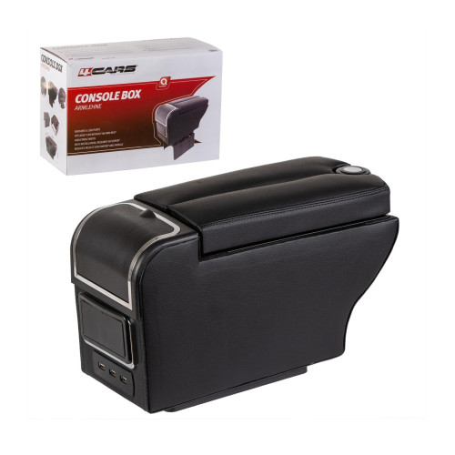4CARS Lakťová opierka so zabudovanými USB portami 4CARS Lakťová opierka so zabudovanými USB portami