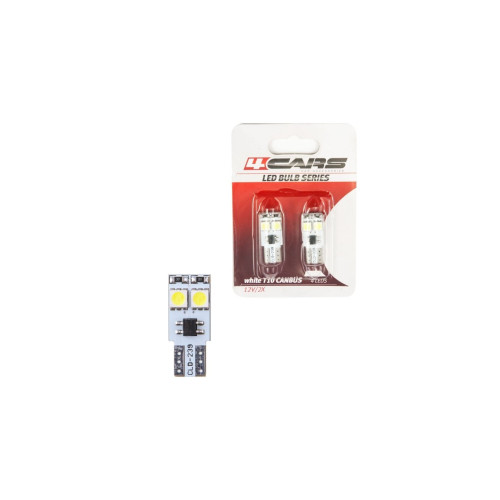 4CARS LED ŽIAROVKA 4LED 12V CANBUS 5050SMD T10