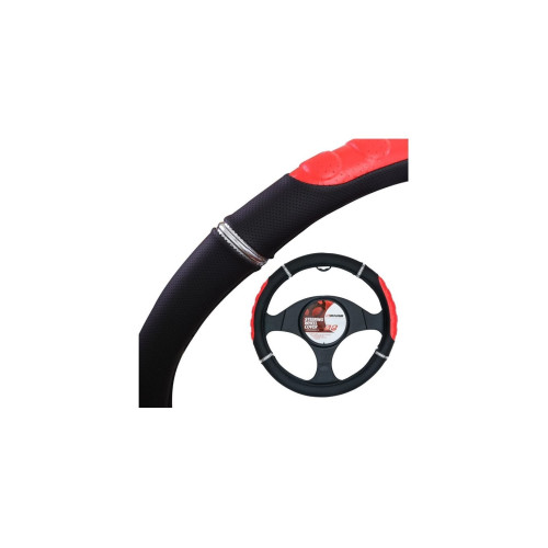 4CARS POŤAH VOLANTU 37-39CM červený