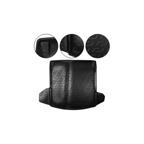 Gumená 3D vanička so zvýšeným okrajom do batožinového priestoru SKODA FABIA II HATCBACK