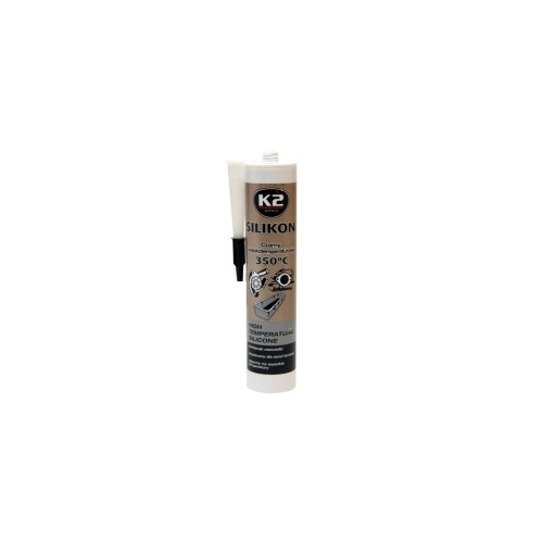 K2 Silikón čierny Kartuš 300 gr