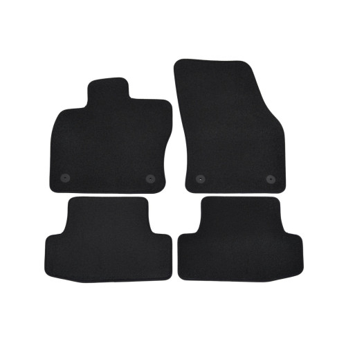 Miracle Velur Black AUDI Q2 2016-  4ks