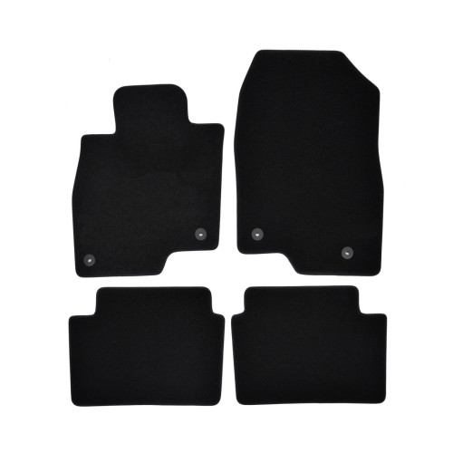 Miracle Velur Black MAZDA 6 2012-2018 4ks