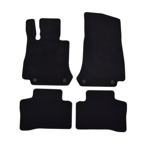 Miracle Velur Black MERCEDES GLC C253,  X253 2016-2022 4ks