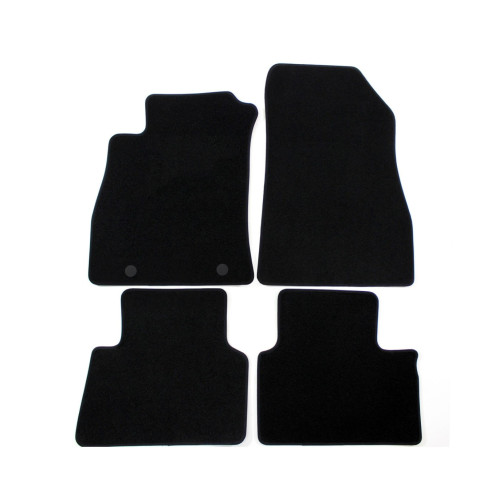 Miracle Velur Black NISSAN Juke 2010-2018 4ks
