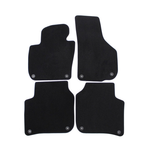 Miracle Velur Black SKODA Superb II 2008-2014  4ks