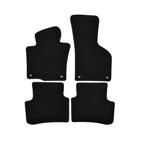 Miracle Velur Black VOLKSWAGEN Passat B6/B7/CC 2005-2015 4ks