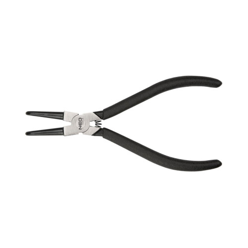 NEO Kliešte na poistné krúžky 230 mm, vnútorné, ohnuté, CrMo, rozsah 40 - 100 mm, priemer hrotu 2,5 - 3,0 mm