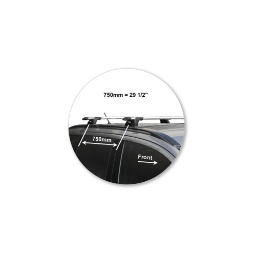 Whispbar montážna sada - Flush Rail Mount - K683W Whispbar montážna sada - Flush Rail Mount - K683W